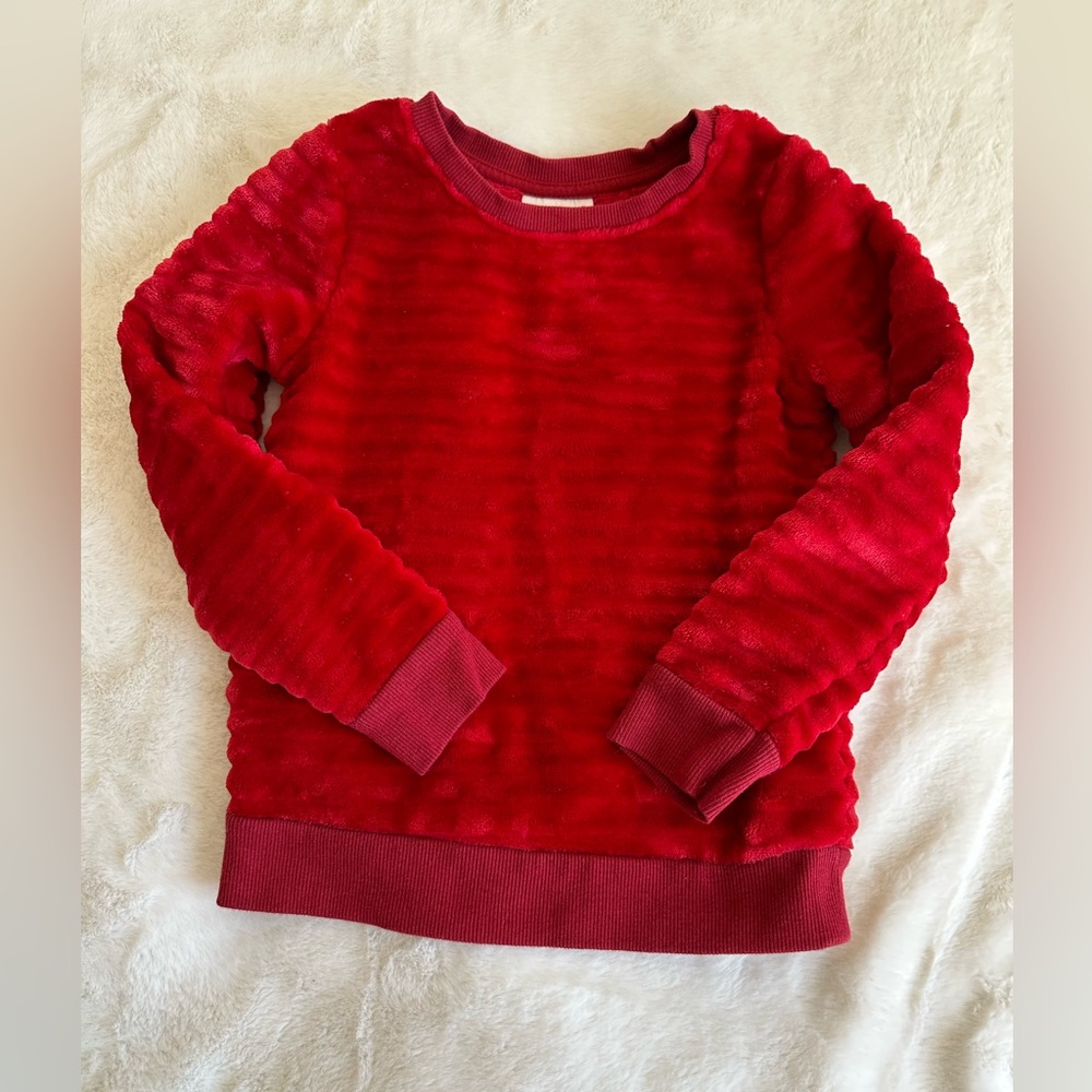 Cat &Jack Red Velvet Suéter